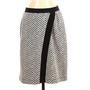 🎉Zac & Rachel Skirt | Size Small | Black & White Textured